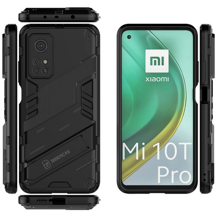 Xiaomi Redmi Note 11  Hoesje met Kickstand - Shockproof Armor Case Cover Zwart