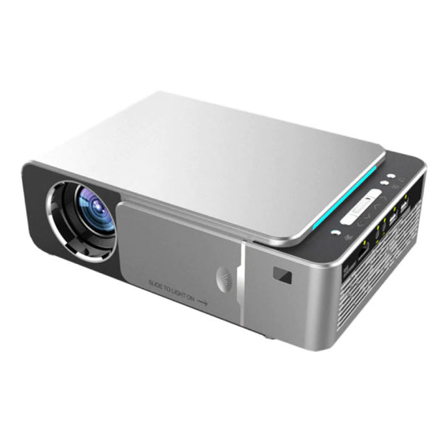 T6 LED Projector - Mini Beamer Home Media Speler Zilver