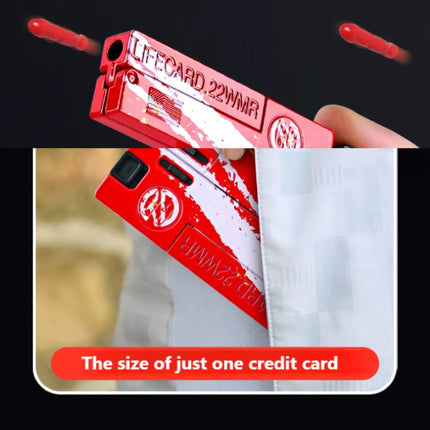 Lifecard Vouwbaar Soft Bullet Pistool - Speelgoed Shell Geweer - Oranje