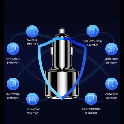Qualcomm Quick Charge 3.0 Autolader/Carcharger - Zwart