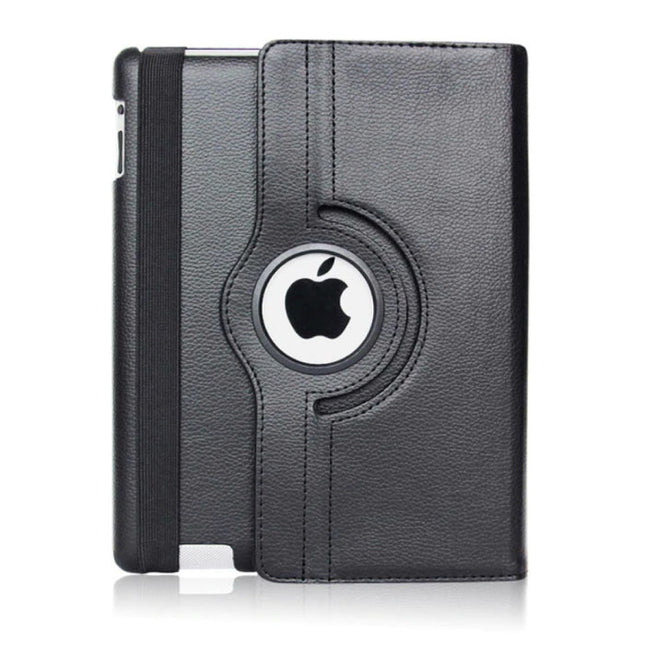 Leren Vouwbare Cover voor iPad Pro 10.5" - Multifunctioneel Hoesje Case Zwart