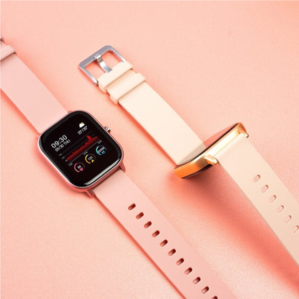 P8 Smartwatch Smartband Smartphone Fitness Sport Activity Tracker Horloge OLED iOS iPhone Android Siliconen Bandje Rose Gold