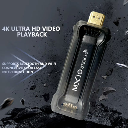 MX10 Android TV Stick - 4K HDMI Cast Receiver - 1 GB RAM - 8 GB Opslagruimte