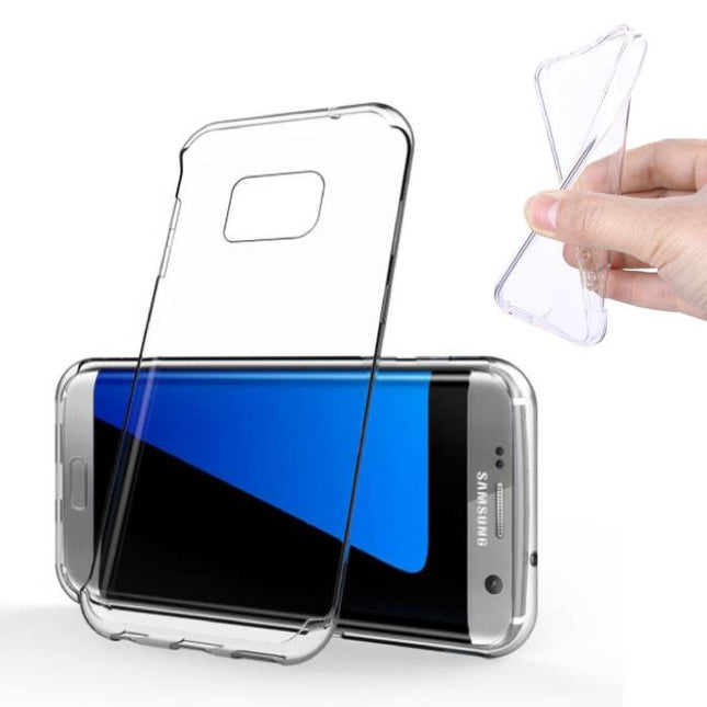 Samsung Galaxy S7 Edge Transparant Clear Case Cover Silicone TPU Hoesje 