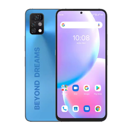 A11 Pro Max Smartphone - 6.8" FHD+ Display - 4 GB RAM - 128 GB Opslag - 48 MP Camera - 5150mAh Batterij - Blauw 