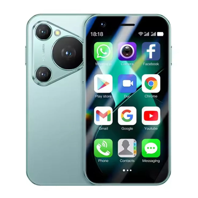 P70 Pro Max Mini Smartphone - 1 GB RAM - 16 GB Opslag - 2 MP Camera - 2000mAh Batterij - Groen
