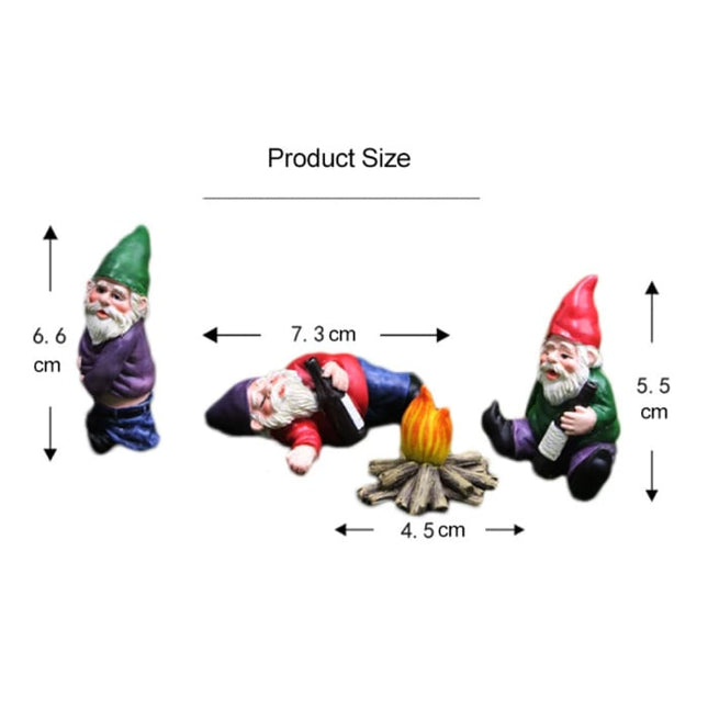 Ondeugende Tuinkabouter - Decor Standbeeld Ornament Hars Tuin Bureau