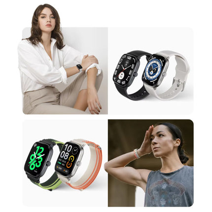 RS5 Smartwatch - 2.01'' AMOLED HD-Display - Hart-en Zuurstof-monitor - Sport Activity Tracker Horloge - Silicoon Bandje - Zwart