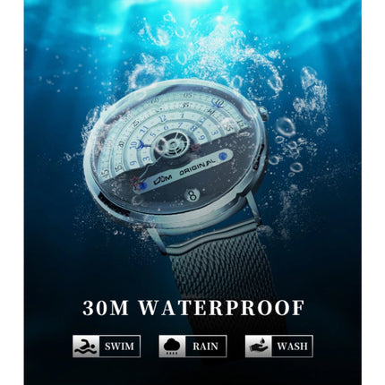 Night and Day Horloge - Anoloog Luxe Uurwerk voor Mannen en Vrouwen - Zwart