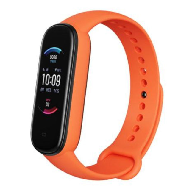 Band 5 Smartwatch -  Fitness Sport Activity Tracker Silica Gel Horloge Band iOS Android Oranje