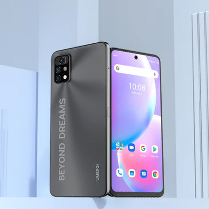 A11 Pro Max Smartphone - 6.8" FHD+ Display - 4 GB RAM - 128 GB Opslag - 48 MP Camera - 5150mAh Batterij - Blauw 