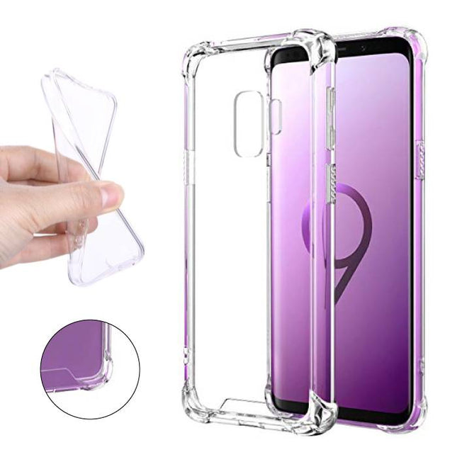 Samsung Galaxy S9 Plus Transparant Clear Bumper Case Cover Silicone TPU Hoesje Anti-Shock 