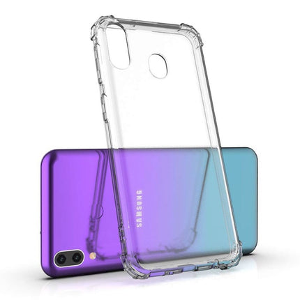 Samsung Galaxy M30s Transparant Bumper Hoesje - Clear Case Cover Silicone TPU Anti-Shock