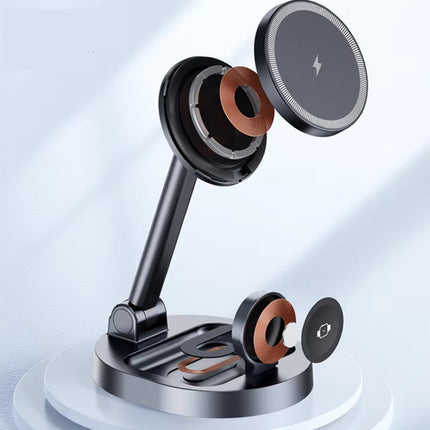 3 in 1 Magnetisch Oplaadstation - Compatibel met Apple iPhone / iWatch / AirPods -  Charging Dock 15W Oplader - Zwart