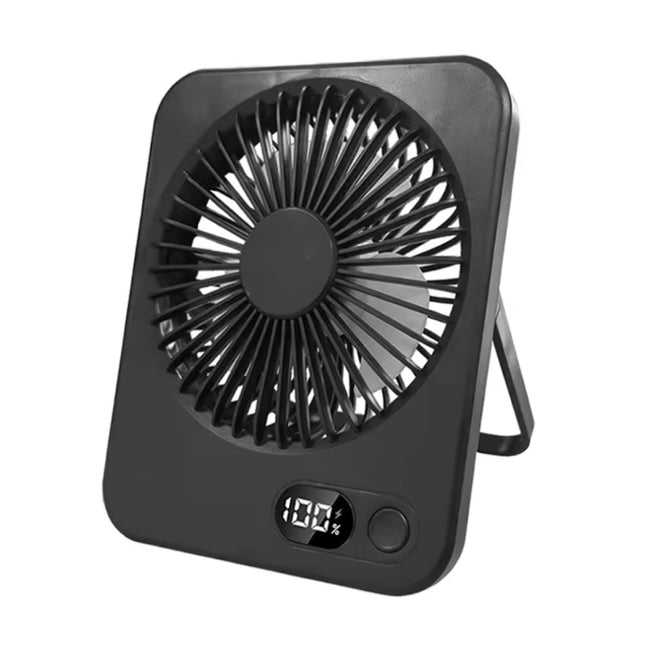 F10 Mini Ventilator - 5 Standen - Draagbare Fan USB Oplaadbaar - Zwart