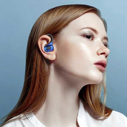 Draadloze Headset - Oorhaak Oordopje met Touch Control - TWS Oortje Bluetooth 5.2 Wireless Bud Headphone Oortelefoon Wit