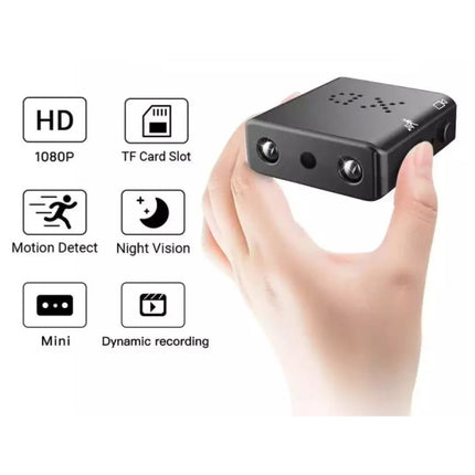 XD Mini Security Camera - 1080p HD Camcorder Motion Detector Alarm Zwart