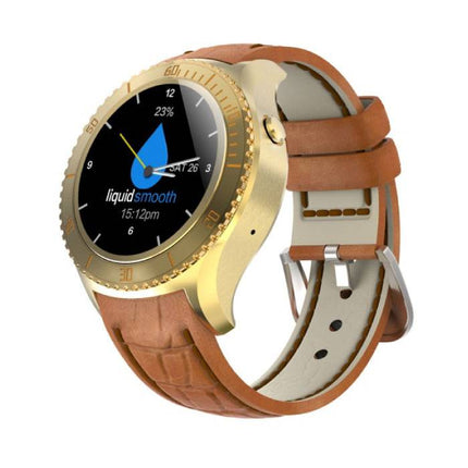 Originele I2 Smartwatch Smartphone Fitness Sport Activity Tracker Horloge OLED Android iOS iPhone Samsung Huawei Goud