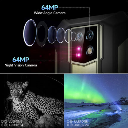 Armor 24 Outdoor Smartphone - 22000mAh Batterij - 12 GB RAM - 256 GB Opslag - 64MP Camera 