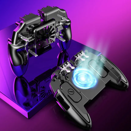 M10 Mobiele Gaming Controller voor PUBG - L1R1 Trigger Key & Grip Gamepad - Zwart