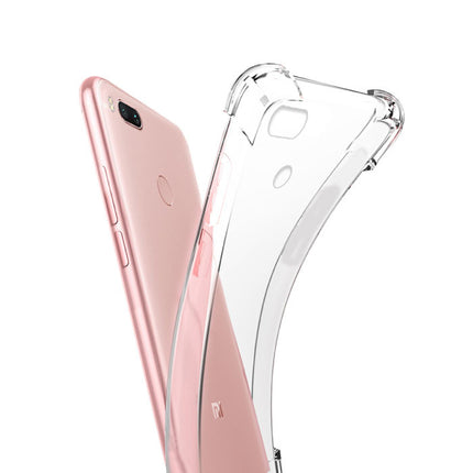 Xiaomi Mi A2 Transparant Bumper Hoesje - Clear Case Cover Silicone TPU Anti-Shock