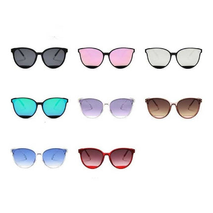 Vintage Gepolariseerde Zonnebril voor Dames - Fashion Classic Glasses UV400 Shades Zilver