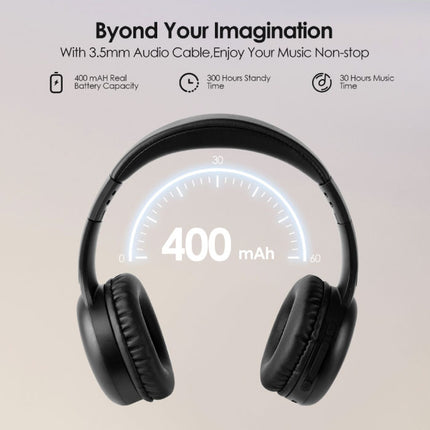 JH-926B Draadloze Koptelefoon met Microfoon - HiFi Stereo Bluetooth 5.1 Headset Zwart