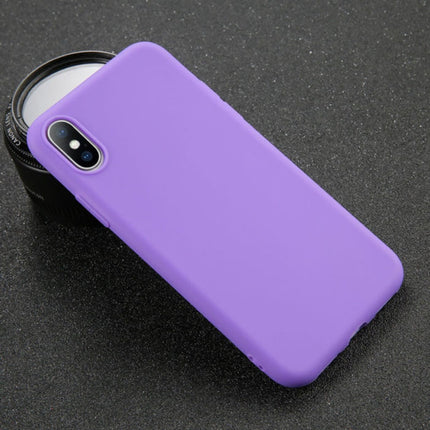 iPhone 7 Ultraslim Silicone Hoesje TPU Case Cover Paars