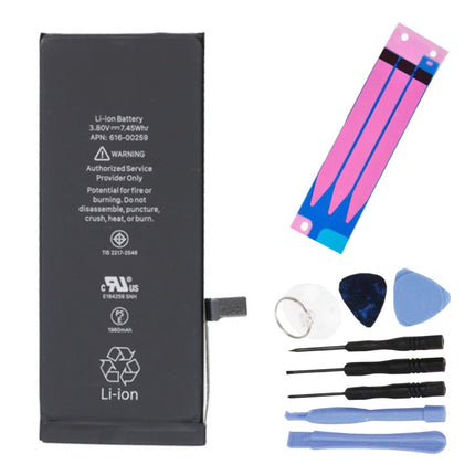iPhone 7 Batterij Reparatieset (+ Gereedschap & Adhesive Sticker) - AAA+ Kwaliteit