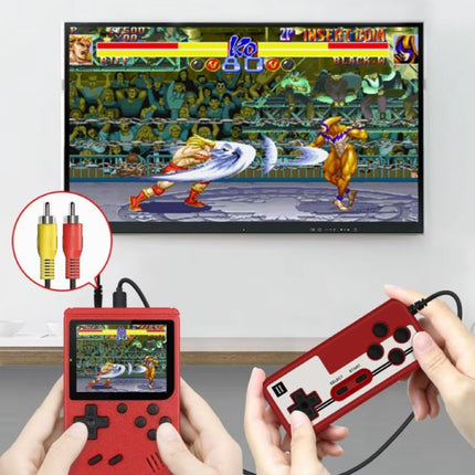 400 in 1 Retro Video Game Console - Mini Draagbare Gamepad - Blauw