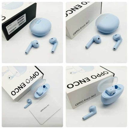 Enco Air 2 Draadloze Oortjes - Touch Control Oordopjes TWS Bluetooth 5.2 Oortelefoon Blauw