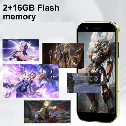 S24U Mini Smartphone - 2 GB RAM - 16 GB Opslag - Dual SIM - 2250mAh Batterij - Zwart