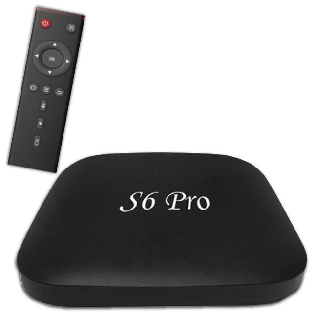 S6 Pro 4K TV Box Mediaspeler Android Kodi - 2GB RAM - 16GB Opslagruimte