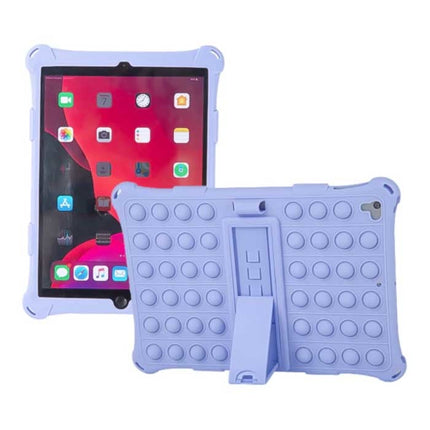 Pop It Hoesje voor iPad Air 4 met Kickstand - Bubble Cover Case Paars
