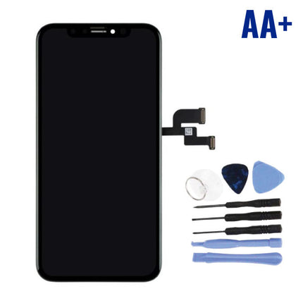 iPhone XS Scherm (Touchscreen + OLED + Onderdelen) AA+ Kwaliteit - Zwart + Gereedschap
