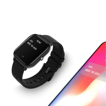 P8 Smartwatch Smartband Smartphone Fitness Sport Activity Tracker Horloge OLED iOS iPhone Android Siliconen Bandje Grijs