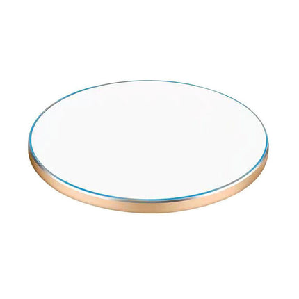 Qi GY-68 Universele Draadloze Oplader 9V - 1.67A Wireless Charging Pad Goud