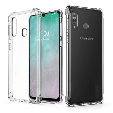 Samsung Galaxy M30 Transparant Bumper Hoesje - Clear Case Cover Silicone TPU Anti-Shock