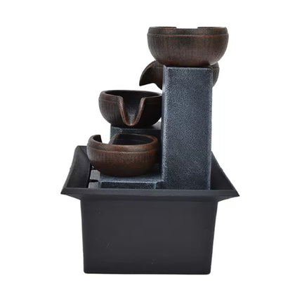 Sier Waterval Modern - Feng Shui Fontein Hars Decoratie