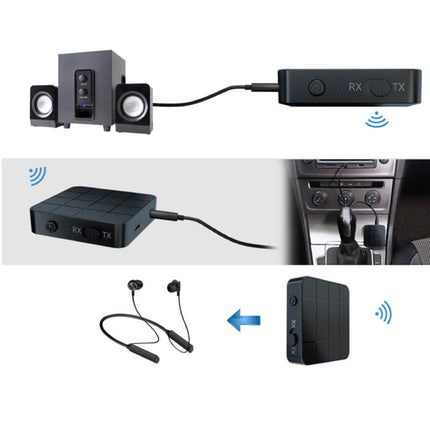 Bluetooth 5.0 Transmitter/Receiver AUX Jack 3.5mm - Draadloze Adapter Audio Streamen