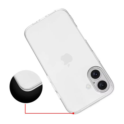 iPhone 16 Transparant Hoesje - Flexibel Silicoon Case Cover Hydrogel Helder 