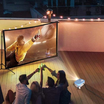 C520 Mini LED Projector - Scherm Beamer Home Theater Media Speler Wit-Blauw