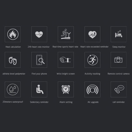 M4 Smartband Fitness Tracker Smartwatch  Smartphone Sport Activity Horloge IPS iOS Android iPhone Samsung Roze Zilver