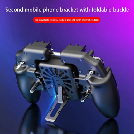 M10 Mobiele Gaming Controller voor PUBG - L1R1 Trigger Key & Grip Gamepad - Zwart