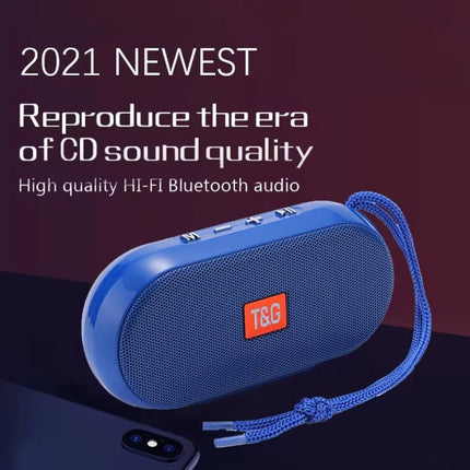 TG179 Draadloze Luidspreker - 1200mAh Batterij - Bluetooth HiFi Subwoofer - Grijs