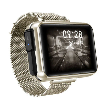 T91 Smartwatch Breed Display met Draadloze Oortjes - 1.4 Inch Scherm - Smartband Fitness Tracker Sport Activity Horloge iOS Android Metaal Zilver