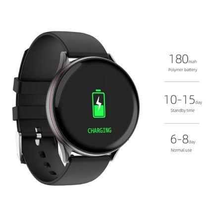 Red Line Smartwatch Smartband Smartphone Fitness Sport Activity Tracker Horloge IPS iOS Android iPhone Samsung Huawei Zwart