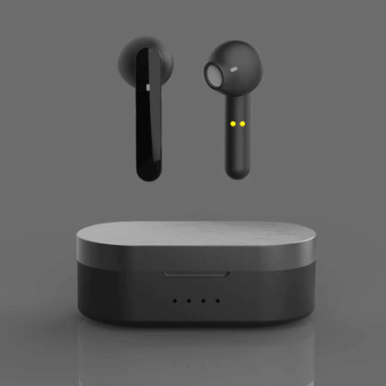 T12 Draadloze Oortjes - Smart Touch Control TWS Oordopjes Bluetooth 5.0  Wireless Buds Oortelefoon Zwart 