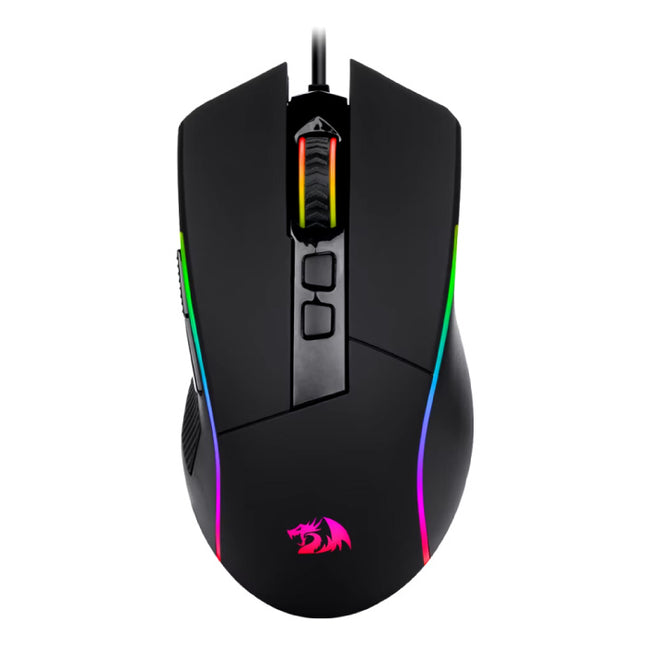 Lonewolf G105 Gaming Muis -  8000 DPI - RGB Optisch Ergonomisch Programmeerbaar - Zwart