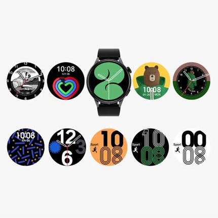 Smartwatch Fitness Sport Activity Tracker Horloge - NFC / ECG / GPS / IP68 - Mesh Bandje Zilver